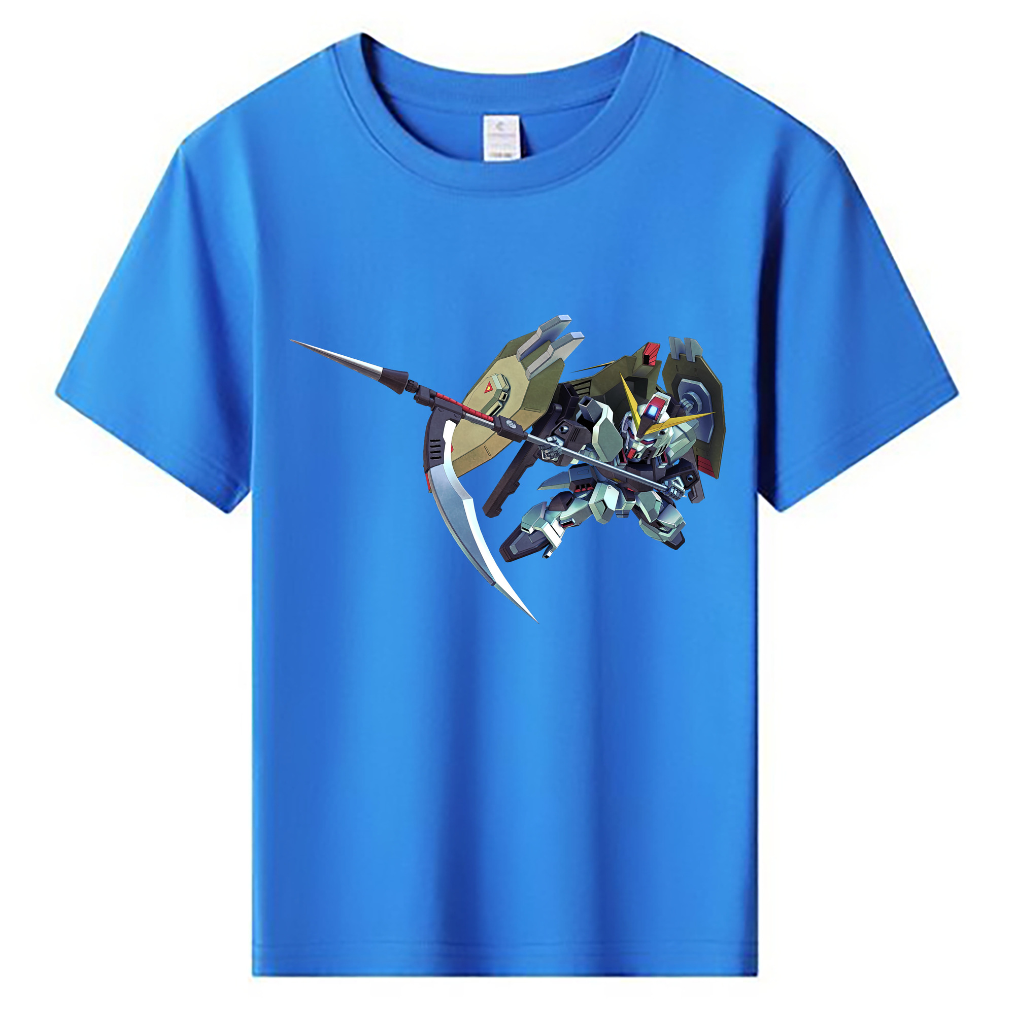 （画像用） 機動戦士ガンダム Mobile Suit Gundam 綿100％キッズTシャツ（フロントプリント）